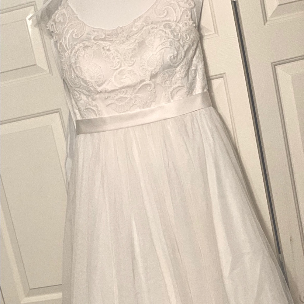 Size 14 David’s Bridal wedding dress